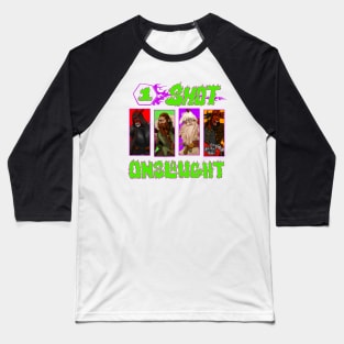One-shot Onslaught Retro Logo Baseball T-Shirt